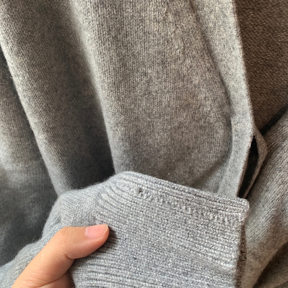 Grey cashmere jumpsuit - Picture 5 of 10